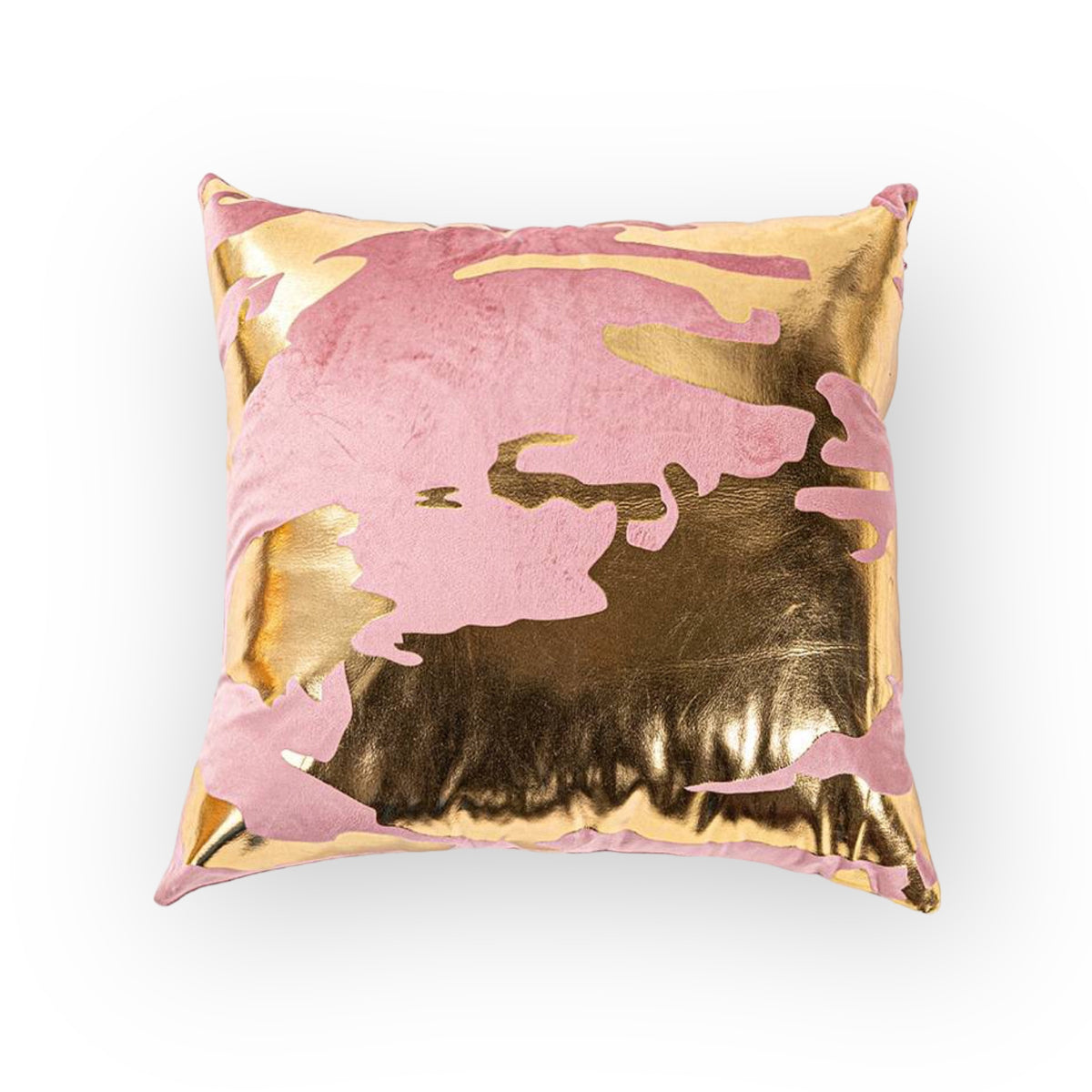 Gold foil pillow