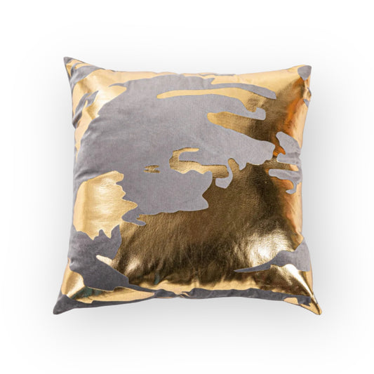 Gold foil pillow